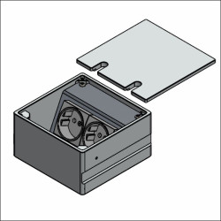 LIMENTE 882 Golvuttag alu-lock