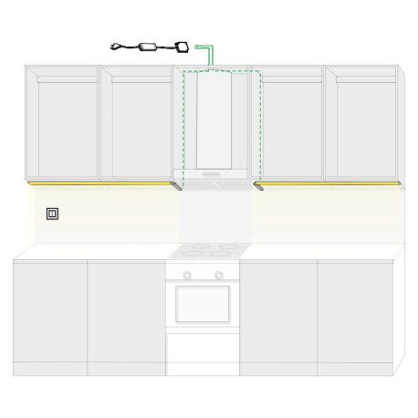 KIT-LINEA 4m + dimmer 4000 K