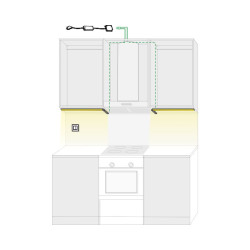 KIT-LINEA 2m + dimmer 3000 K