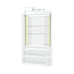 Breakfast cabinet SET 2m vertical