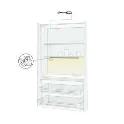 Breakfast cabinet SET 1 x 55cm IR-DIM