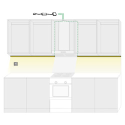 KIT-CORNER 4m + dimmer 3000 K