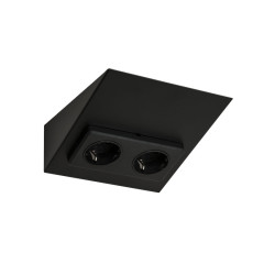 MINI-2, double socket, black