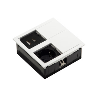 DESK-2 USB pistor., valkoinen