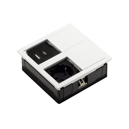 DESK-2 USB pistor., valkoinen