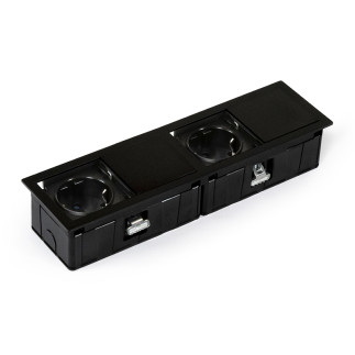 MONO-2 eluttag svart