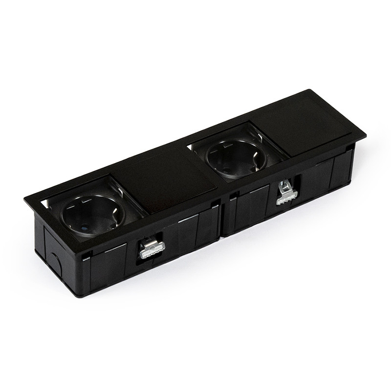 MONO-2 eluttag svart