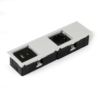 MONO-2 + USB eluttag vit