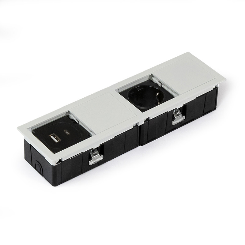 MONO-2 + USB eluttag vit