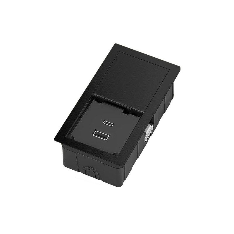 MONO-1 USB ellutag borstat svart