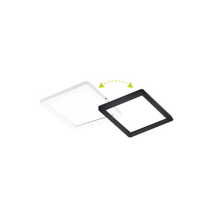 FLAT-12 2C 5W vit+svart