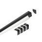 PROFIL CORNER 2m, black