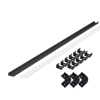 PROFILE LINEA 2+2m black