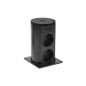 LIFT sq black glass USB QI