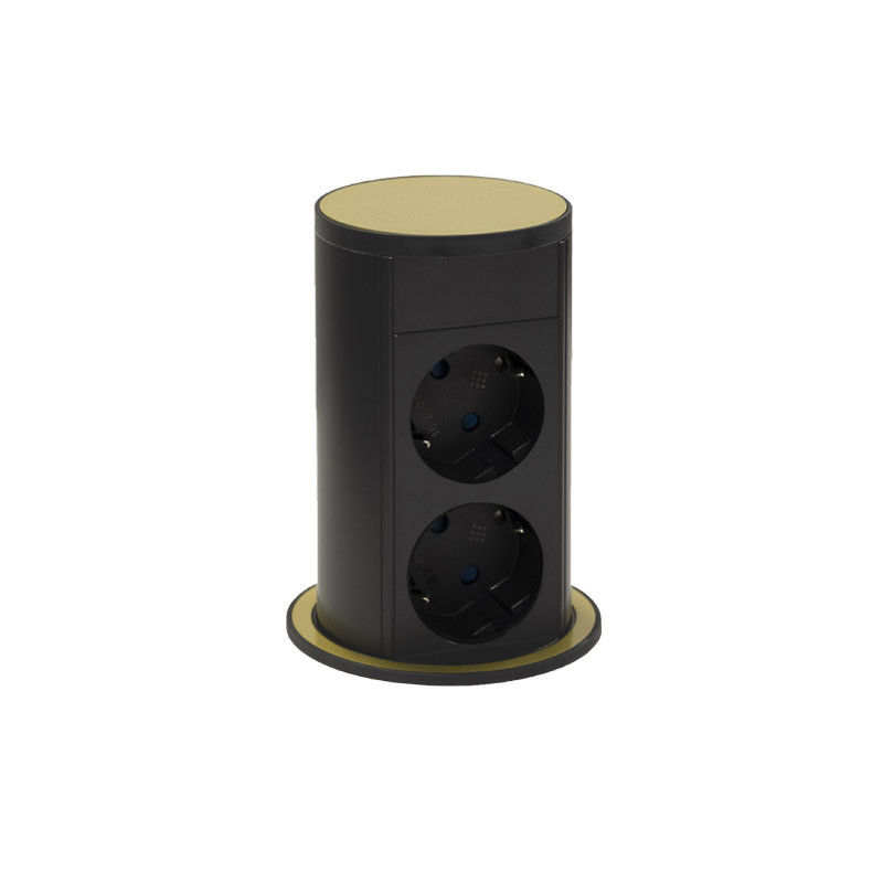 LIFT round, brushed gold