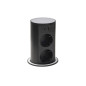 LIFT round, white glass USB QI