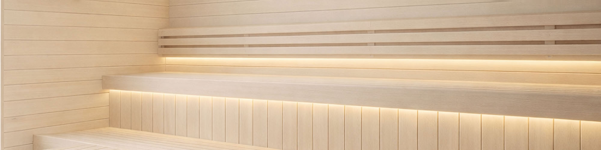 Sauna NEON -nauhalla IP67 luot kosteisiin tiloihin epäsuoraa valoa